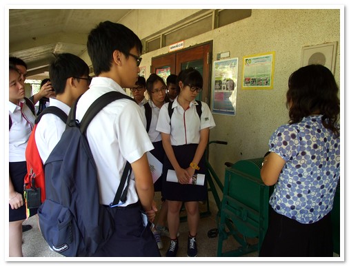 นักเรียนในโครงการแลกเปลี่ยนทางการศึกษาจาก Yishun Junior College ประเทศสิงคโปร์